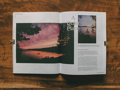 Northerly Quarterly - Issue 01 editorial design layout design magazine design outdoors photography typography