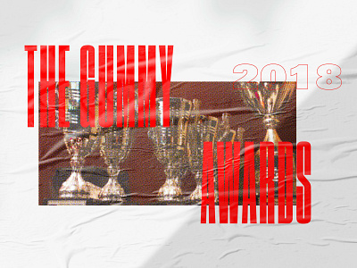 Stereogum 2018 "Gummy" Awards editorial design layout poster typography