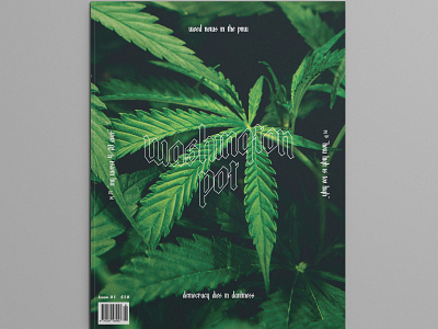 Washington Pot Issue 01 editorial design layout magazine design photography