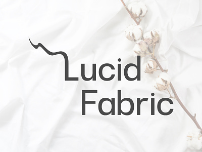 Organic Fabric Logo branding logo