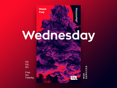Happy Humpday branding gradient graphic design illustration may poster typography wednesday