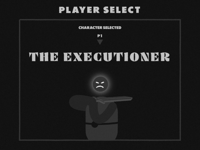 The Executioner 2d animation after effects animation character character design character motion design design flat flat design freelance illustration mograph motion motion design round