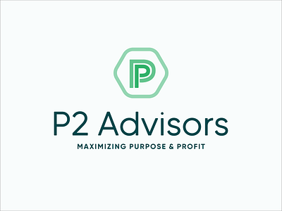 P2 Advisors Branding brand identity branding design graphic design logo logo design typography vector