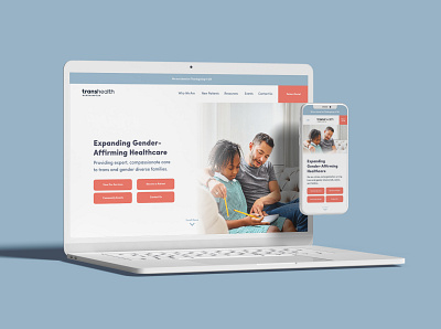 Transhealth Northampton Clinical Website Design brand identity branding responsive website typography ui ux web website design wordpress design wordpress development