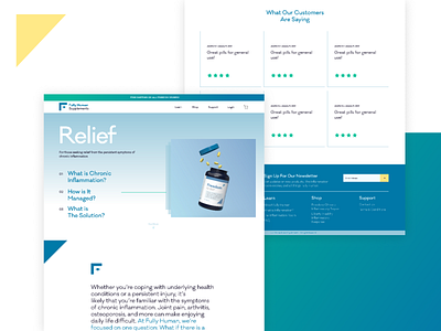 Relief Hub page branding design graphic design landing page typography ui ux web website design