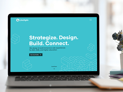 Linchpin Agency Rebrand Concept: Homepage Redesign