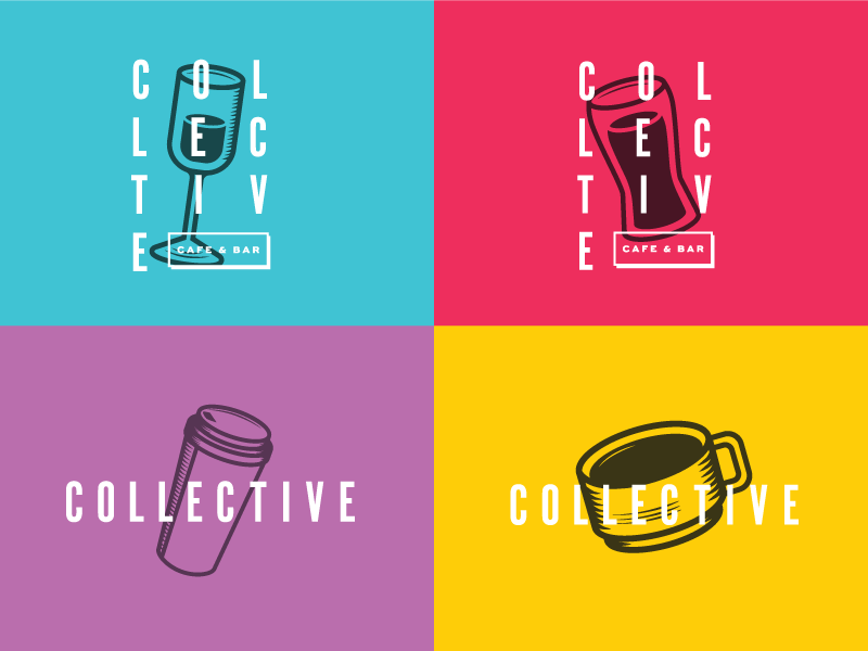 Collective: New Identity Color Process logo-design logo branding