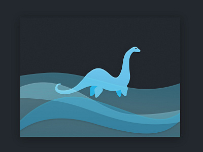 Illustration: Nessie adobe illustrator brand and identity design illustration illustrator vector