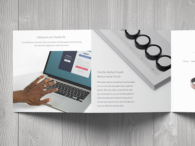 Brochure: Motiv brochure brochure design collateral design marketing collateral tri fold