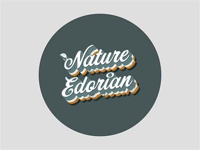 Nature Edorian logo branding design logo