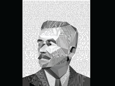 Faulkner speech faulkner illustration poster