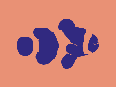 Smirky Fish character clownfish fish gestalt illustration