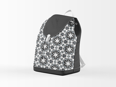 “Industrial Star” backpack purse design backpack purse fashion pattern design product design