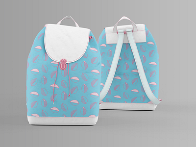 Patterned Leaves bag fashion pattern design product design