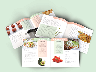 Cookbook design book cookbook layout