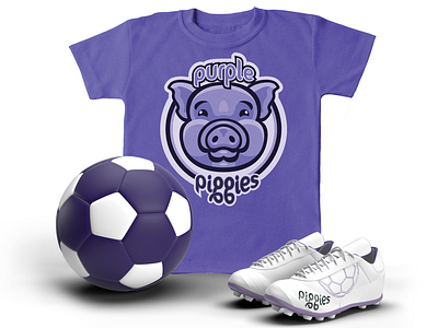 Toddler Soccer Team clothing illustration logo product design