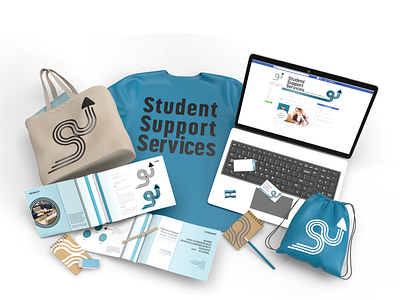 Student Support Services - Branding Package 3d branding branding guidelines education