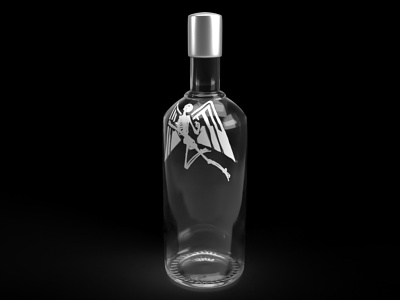 Metal Spirits Logo 3d adobe dimension branding illustration