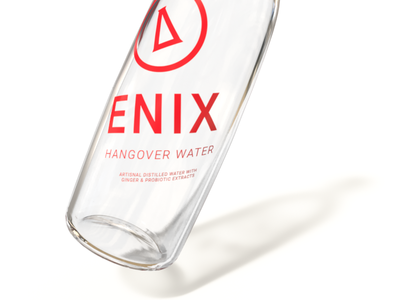 Enix Hangover Water - Full View 3d adobe dimension branding