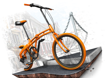 doppelganger 212 tangerine bicycle bike