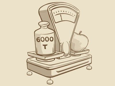 The Economy in Russia apple icon illustration ink lines scales sepia