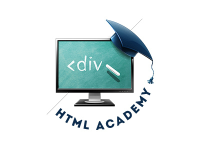 HTML academy board monitor
