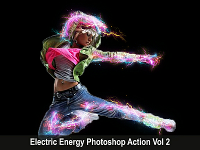 Electric Energy Photoshop Action Vol 2 energy envato envatomarket flyer light magic movie photo photoshop pinterest poster power sparkling trending viral
