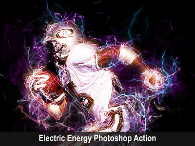 Electric Energy Photoshop Action