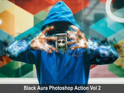 Black Aura Photoshop Action Vol 2