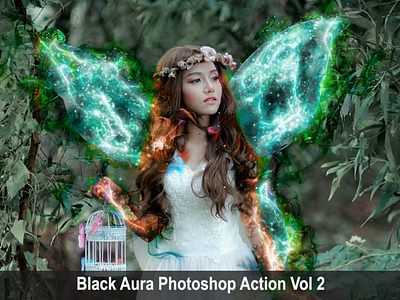 Black Aura Photoshop Action Vol 2 action add aura black dynamize effect envatomarket flyer grapichriver movie photoshop poster power trending viral