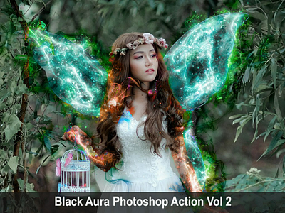 Black Aura Photoshop Action Vol 2