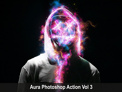 Aura Photoshop Action Vol 3 action aura energy envato envatomarket flyer grapichriver photoshop poster power