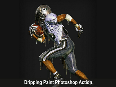Dripping paint photoshop action action aura energy envato envatomarket flyer grapichriver photoshop poster power