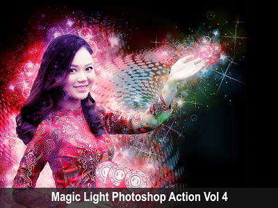 Magic light photoshop action vol 4