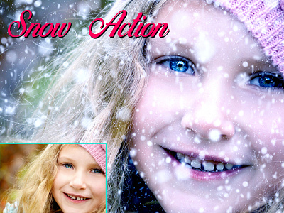 Amazing 15 Snow Photoshop Action