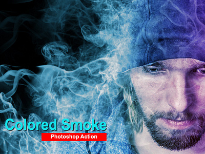 Amazing Colored Smoke Photoshop Action actions atmosphere atn cinematic envato envatomarket epic grunge heroic legendary lighting movie photoshop professional smoke text texture tutorial