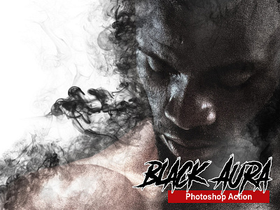 Amazing Black Aura Photoshop Action actions body cc clean cool creative cs6 detail detailed download easy electric envato high high resolution method most new year photoshop popular