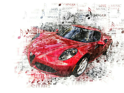 Amazing Music Note Photoshop Action