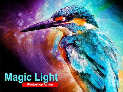 Amazing Magic Light Photoshop Action