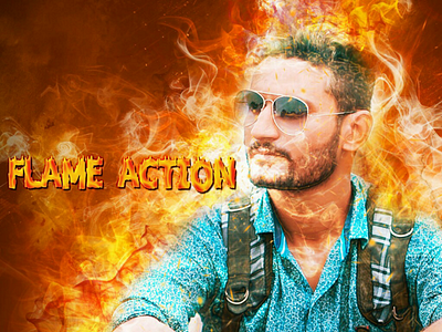 Amazing Flame Photoshop Action action envato envatomarket fire flame graphicdesigner graphicriver hero photoshop super trending viral