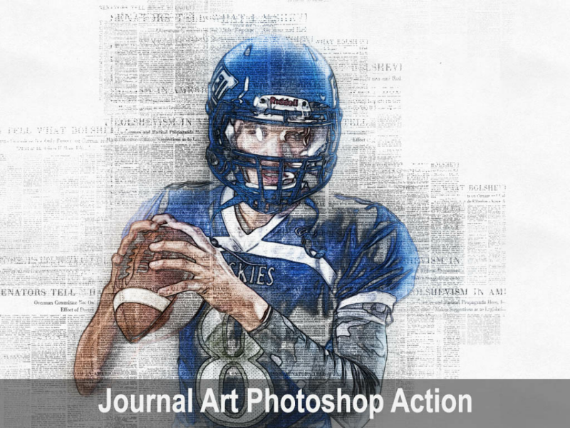 Amazing Journal Art Photoshop Action art photoshop viral trending journal newspaper new action graphicriver graphicdesigner envatomarket envato