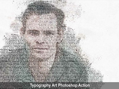 Amazing Typography Art Photoshop Action