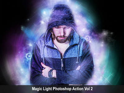 Amazing Magic Light Photoshop Action Vol 2 action envato envatomarket glowing graphicdesigner graphicriver light magic photoshop shiny trending viral