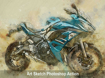 Amazing Art Sketch Photoshop Action