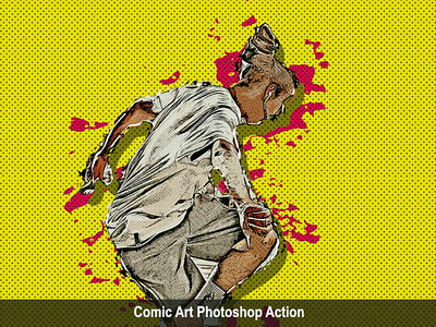 Amazing Comic Photoshop Action action art comic envato envatomarket graphicdesigner graphicriver photoshop sketch trending viral watercolor