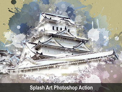 Splash Art Photoshop Action