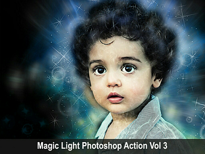 Magic Light Photoshop Action Vol 3 action amazing art comic concert envato envatomarket flyer glow gold graphicdesigner graphicriver lightning music newspaper photoshop sparkling trending viral