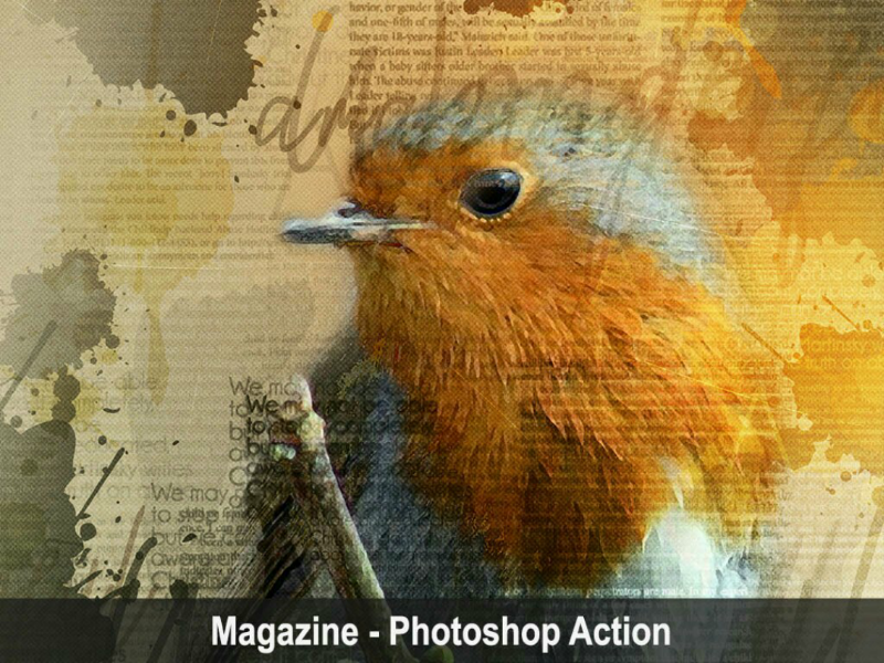 Magazine - Photoshop Action viral trending power photoshop newspaper magazine lightning graphicriver graphicdesigner envatomarket envato comic art amazing action