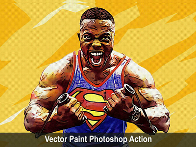 Vector Paint Photoshop Action action art comic envato envatomarket graphicdesigner graphicriver paint photoshop trending vector viral