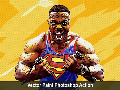 Vector Paint Photoshop Action